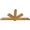 Ekena Millwork Kennewick Rough Sawn Timber Gable Bracket, Western Red Cedar, 48"W x 22"H x 2"D x 4"F, 11/12 Pitch GBW048X22X0204KEN00RWR - alternate 2